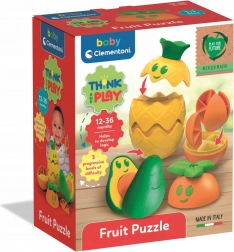 Clementoni Baby stacking fruit made from recycled plastic
