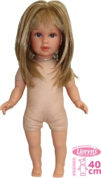 Llorens Carla - realistic doll with soft fabric body 40 cm