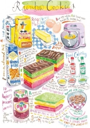 Magnolia Rainbow Cookies Puzzle 1000 Pieces