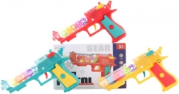 Pistola giocattolo luminosa a batterie con effetti