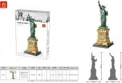 Statue of Liberty Building Set 1409 pieces