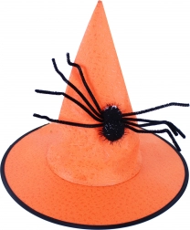 Kapelusz czarownicy z pająkiem dla dorosłych