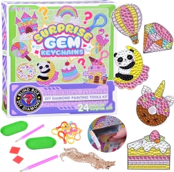 Creatieve adventskalender met diamond painting – hangertjes