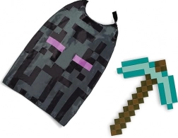 Minecraft Halloween Costume – Diamond Pickaxe and Enderman Cape by Disguise