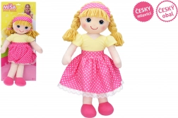 Zingende stoffen pop Míša Růžičková 55 cm
