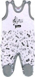 Detské bavlnené dupačky New Baby Music 80