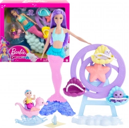 Barbie sellőlány babával – tengeri bébi gondozása