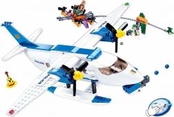 Sluban police seaplane with thieves building set