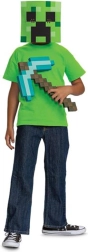Costume MINECRAFT per Halloween – piccone di diamante e maschera Creeper