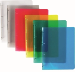 Raccoglitore ad anelli in polipropilene A4 con 2 anelli Lines, assortimento colori