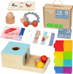 Montessori škatla XXL Tooky Toy za otroke 7-8 mesecev