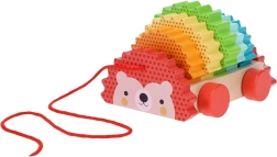 Riccio in legno da traino di Petit Collage