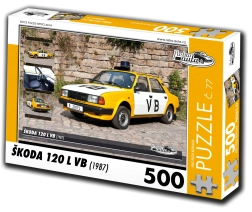 Puzzle Retro Cars Škoda 120 L VB (1987) – 500 pieces