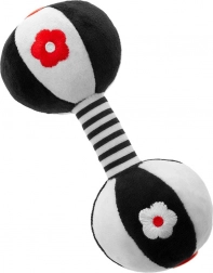 Senzorická kontrastná hračka s chrastítkom Akuku činka