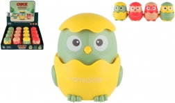 Wind-up plastic chick 7 × 8 cm