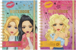 Ring Binder Notepad with Lines Besties