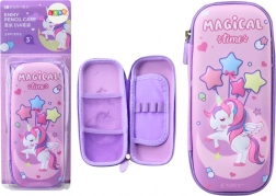 3D tolltartó Unikornis Kinyitható Lila 23x10x5 cm