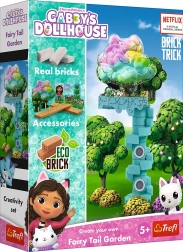 Téglás építőkészlet BRICK TRICK – Gabi babaháza: Varázslatos kert (34 elem) a TREFL-től