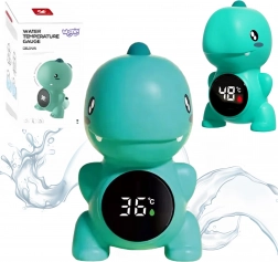 Thermomètre numérique pour enfants WOOPIE pour eau et chambre en forme de dinosaure – bleu