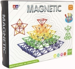 Magnetic Building Set 250 pcs Plastic and Metal
