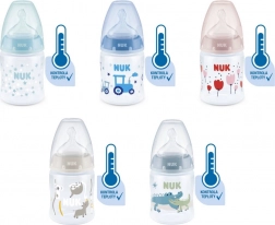 NUK FC Plus bottle with temperature control 150ml 1pc turquoise with little stars