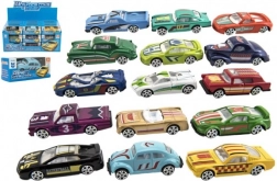 Auto da corsa in metallo 6 cm in scatola