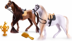 Toy Horse with Saddle and Accessories 19 cm