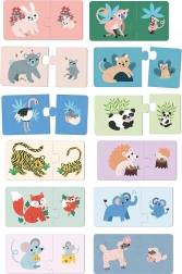 Wooden Puzzle Babies and Mommies Vilac