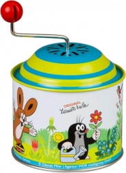 Muziekdoosje met slinger MOL, metalen 8 cm