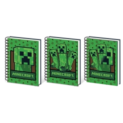 Quaderno lenticolare Minecraft A5 Creeper