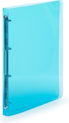 Mapa A4 iz polipropilena Lines, modra, 4 obročki