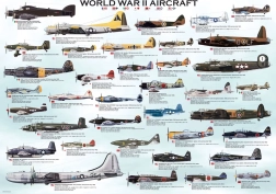 World War II Aircraft Puzzle 1000 Pieces