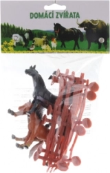 Horses with Fence in Bag