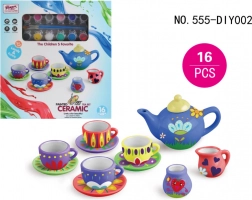 ceramic tea set painting kit for kids