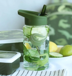 A Little Lovely Company dziecięca butelka na napoje – Krokodyl