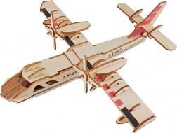 Træ 3D-puslespil bombefly Woodcraft