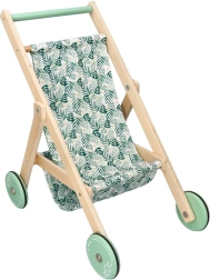 Poussette légère en bois pour poupées