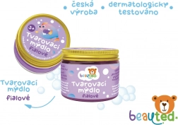 Savon modelable en boîte refermable – Violet
