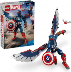 lego marvel figura novega kapetana amerike za sestavljanje 76296
