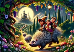 Puzzle Hedgehog and Friends 200 pieces