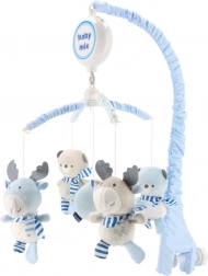 Electronic Cot Mobile Baby Mix Moose and Bears with Melodies