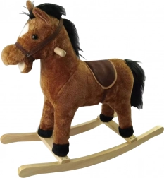 Cavallo a dondolo marrone 71 × 28 × 65 cm