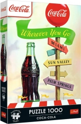 Puzzle 1000 Premium Plus – COCA-COLA Hvor sigter du hen