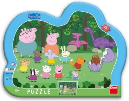 Puzzle Prasátko Peppa 25 dílků