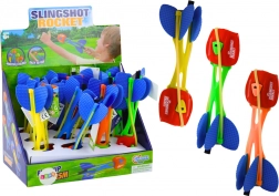 Farebná penová hádzacia raketa s dosahom 25 metrov