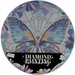 Diamond Painting Mandala with Butterfly