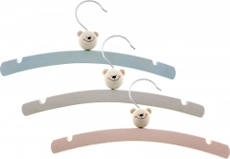 Hess appendiabiti in legno Orsetto 6 pz