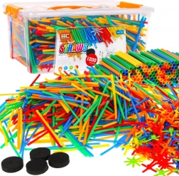 Construction Straws 1200 pcs – Creative Building Set for Kids