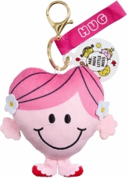 Plush Keychain LITTLE MISS HUG – pink heart