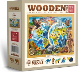 WOODEN CITY Wooden Puzzle Wild Animals Planet – 1010 pieces